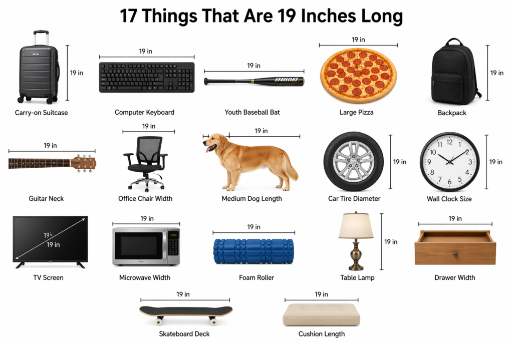 Common Things That Are 19 Inches Long 