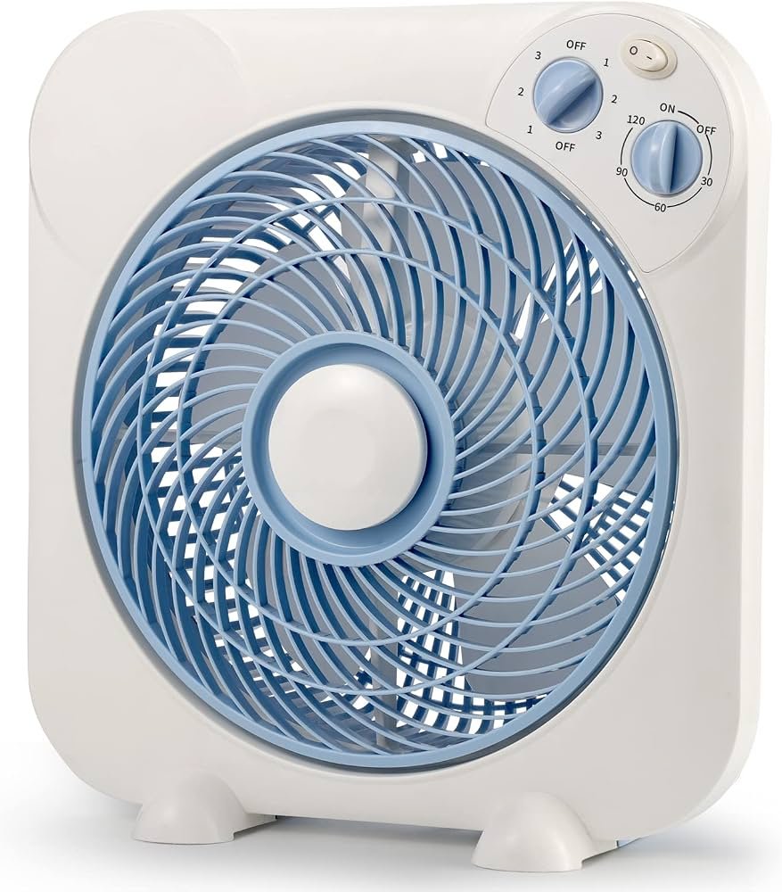 box fan that is 20 inches across, a household thing that is 20 inches long