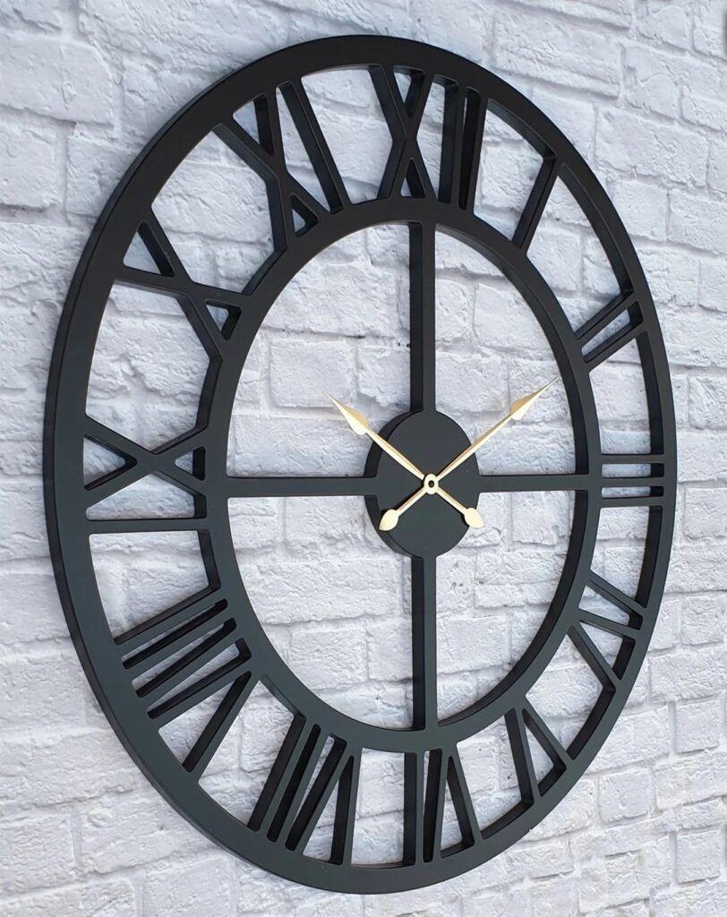 large wall clock that is 25 inches across, an example of things that are 25 inches long