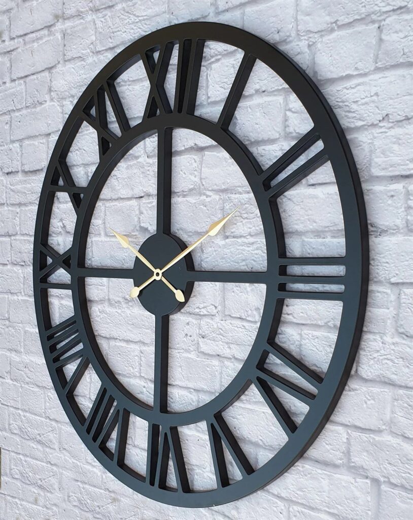 A large wall clock 37 inches long in diameter, one of the things that are 37 inches long