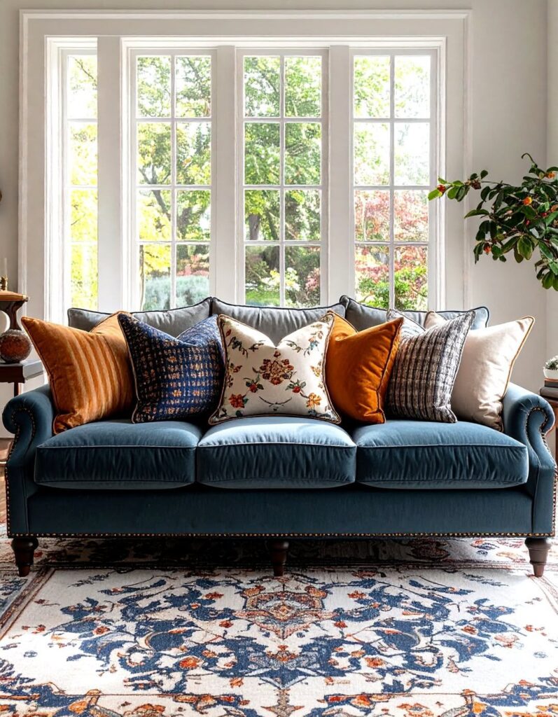square throw pillows that are 16 inches wide on a sofa, things that are 16 inches long
